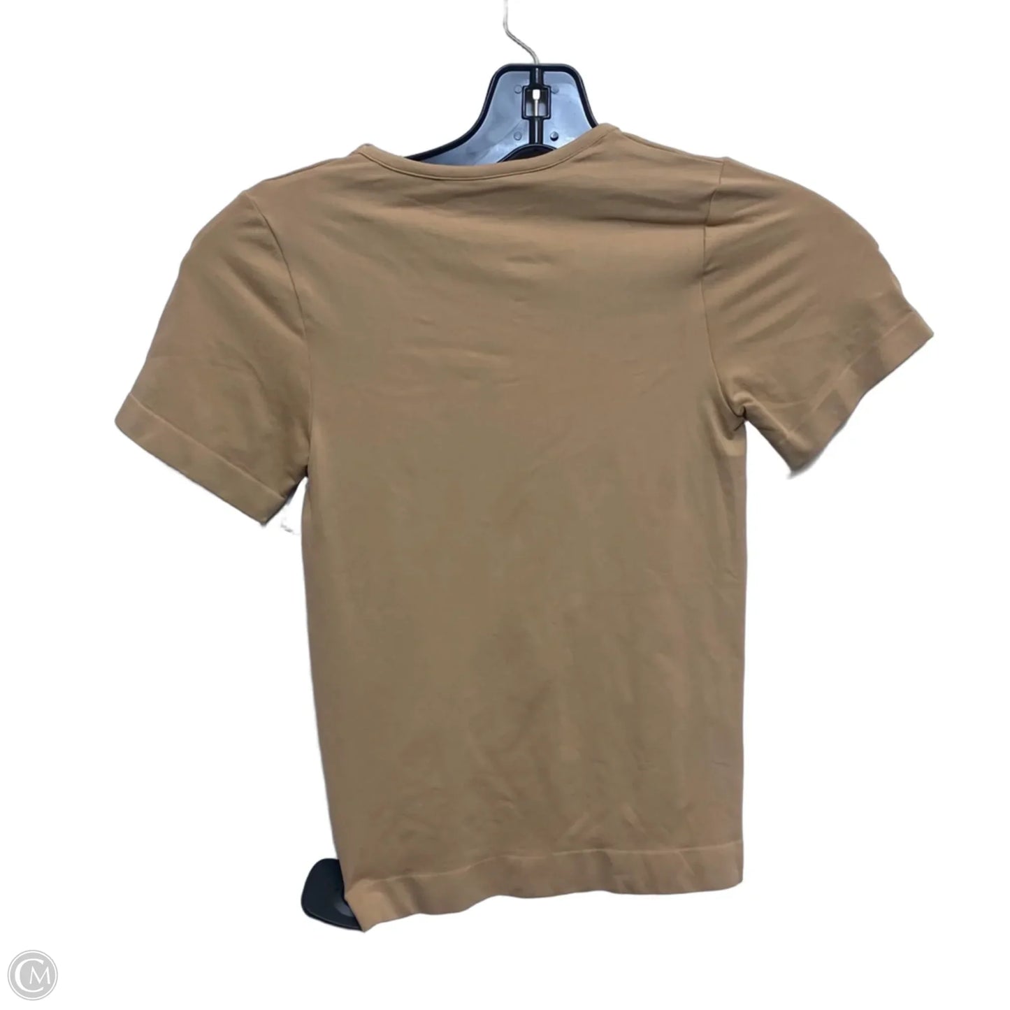 Top Short Sleeve Basic By Skims In Tan, Size: S