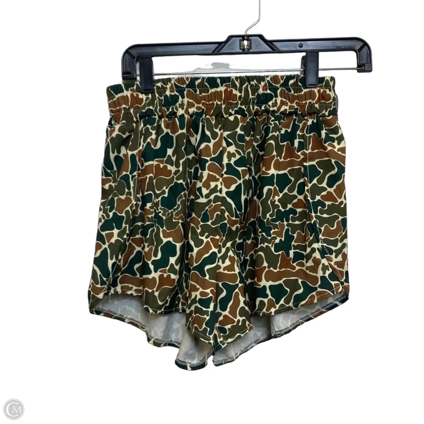 Athletic Shorts By Cmf In Camouflage Print, Size: L