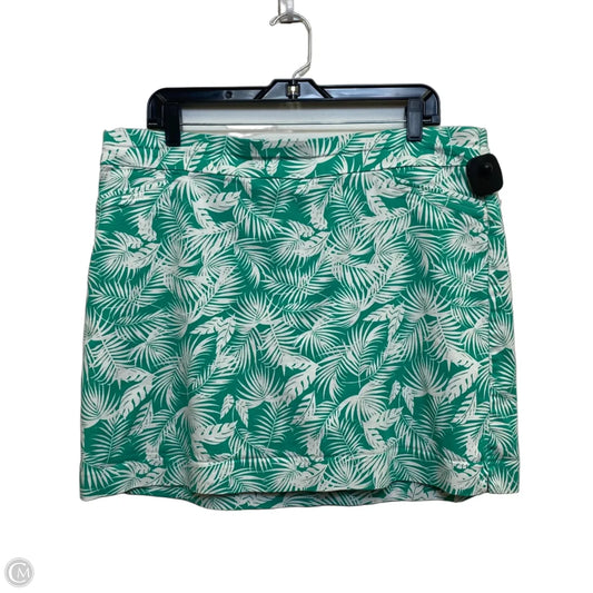 Skort By Croft And Barrow In Green, Size: Xl