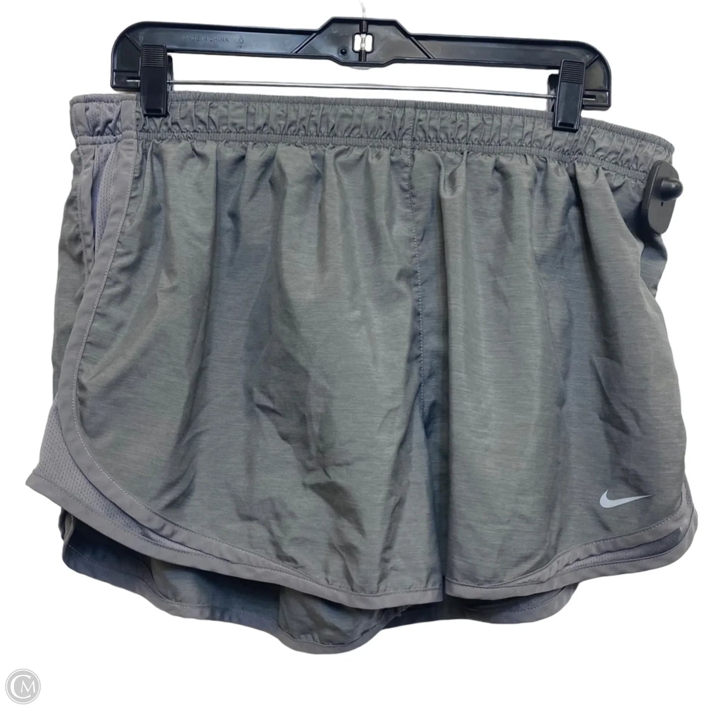 Athletic Shorts By Nike In Grey, Size: Xxl
