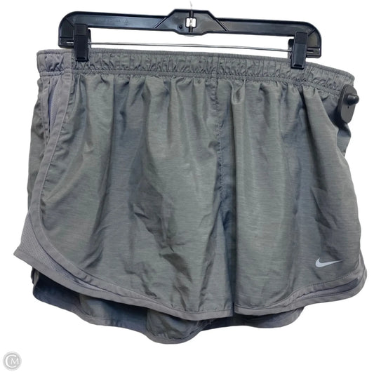 Athletic Shorts By Nike In Grey, Size: Xxl