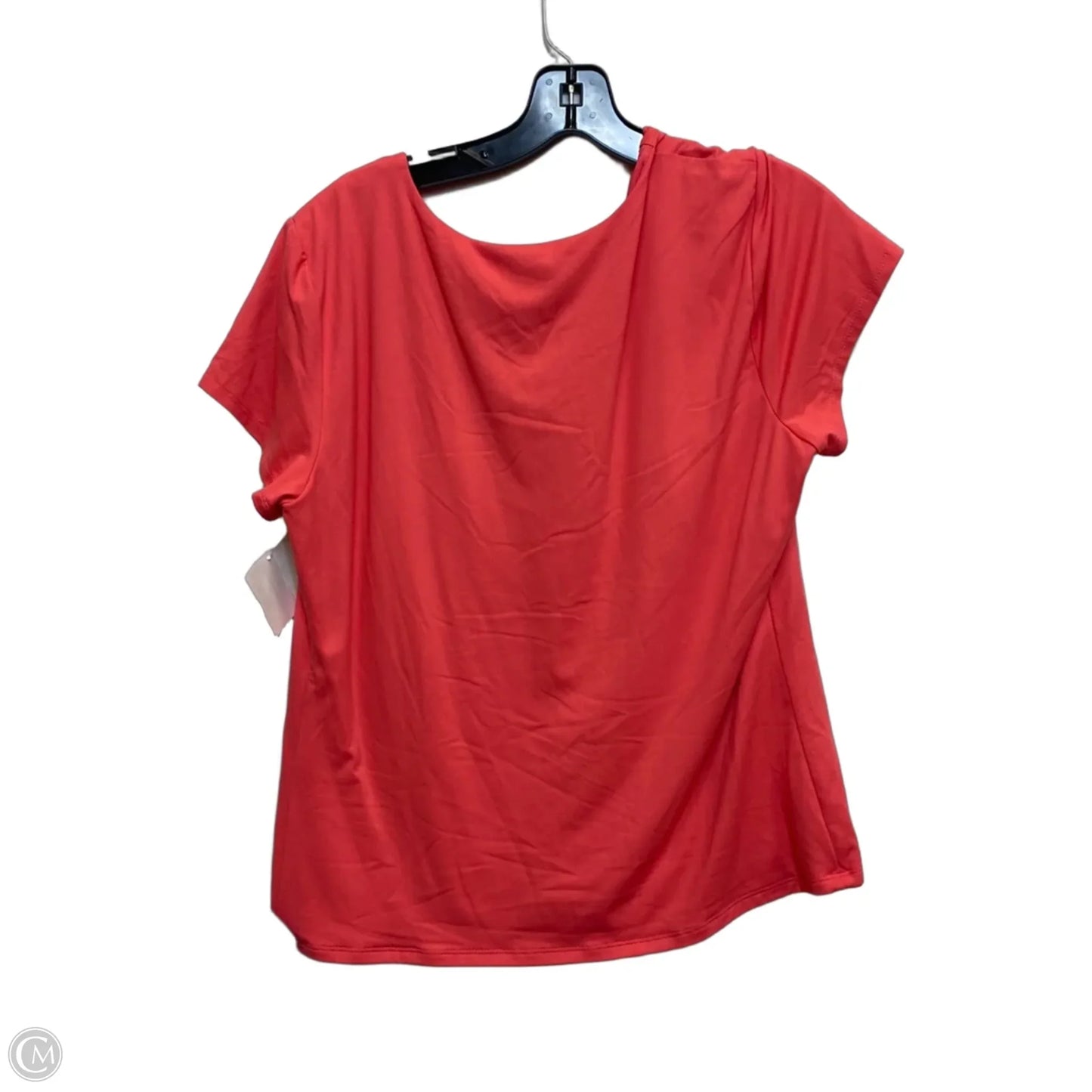Top Short Sleeve Basic By Scoop In Pink, Size: Xxl