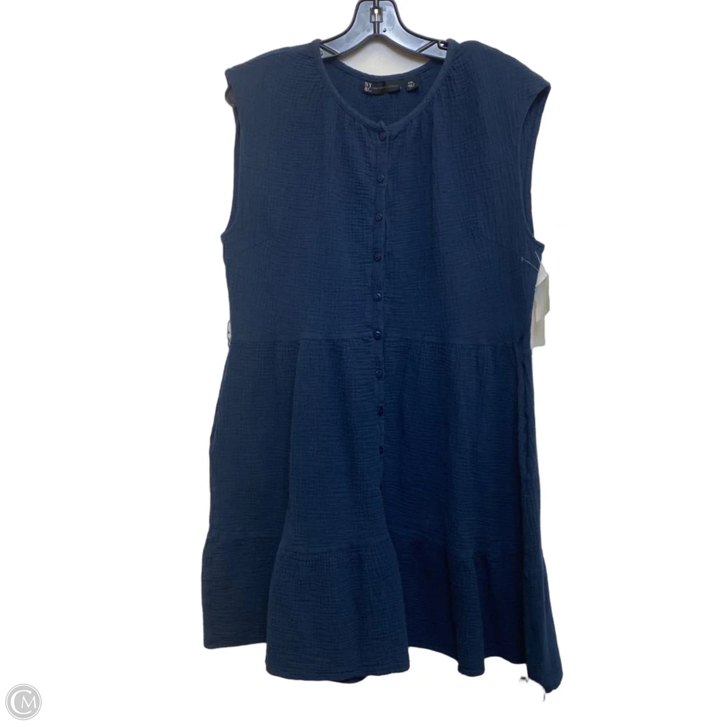 Dress Casual Short By New York And Co In Navy, Size: Xxl