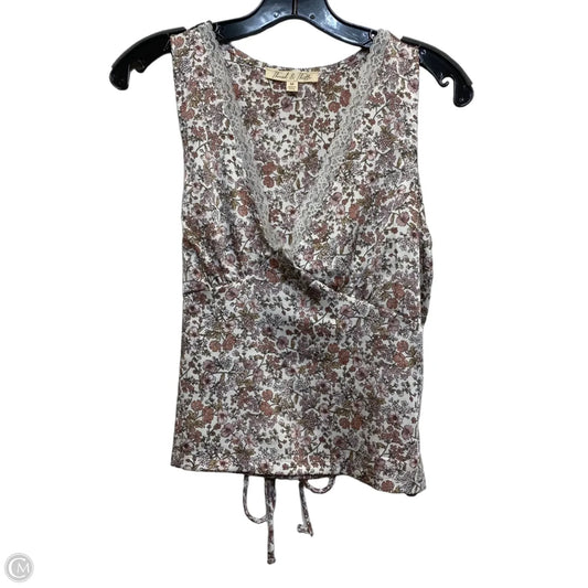 Top Sleeveless By Thread & Thistle In Multi-colored, Size: M