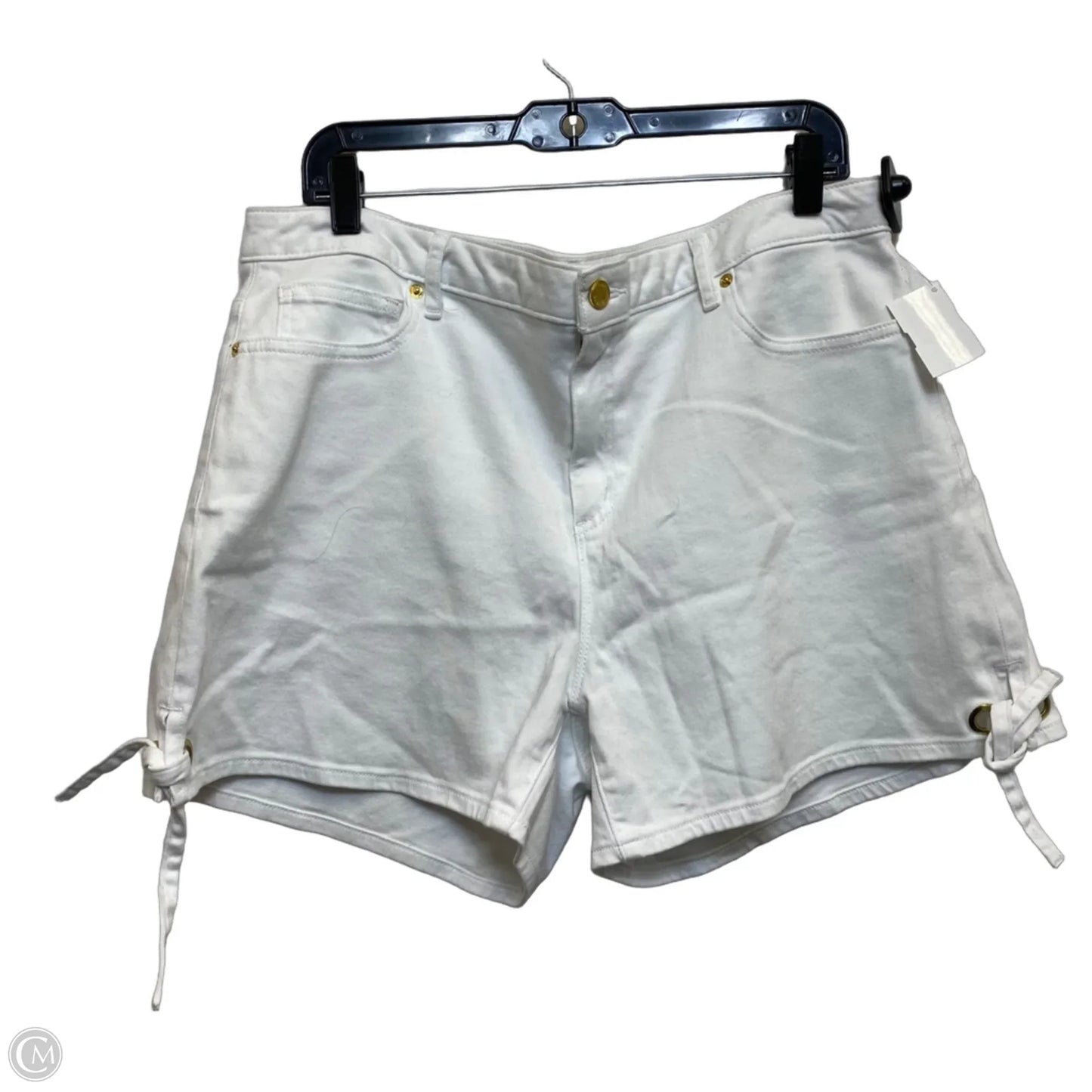 Shorts By Michael By Michael Kors In White, Size: 16