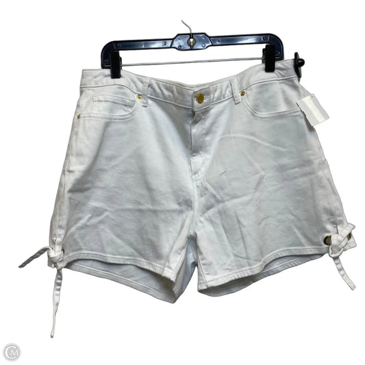 Shorts By Michael By Michael Kors In White, Size: 16