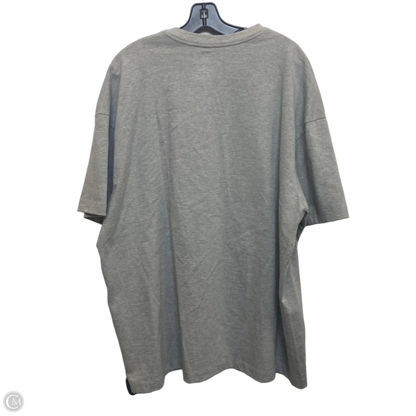 Top Short Sleeve By Nike In Grey, Size: L