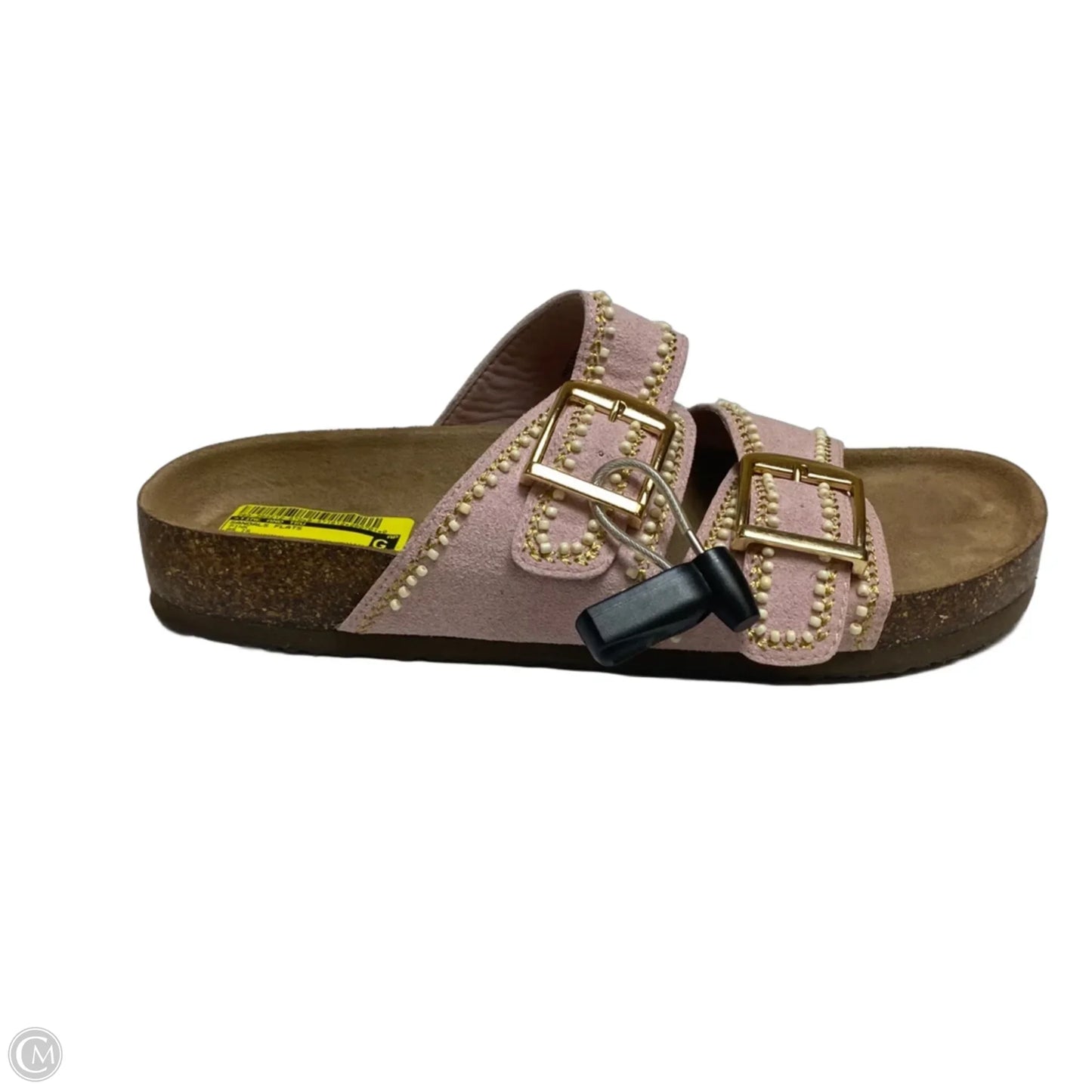 Sandals Flats By Time And Tru In Pink, Size: 10