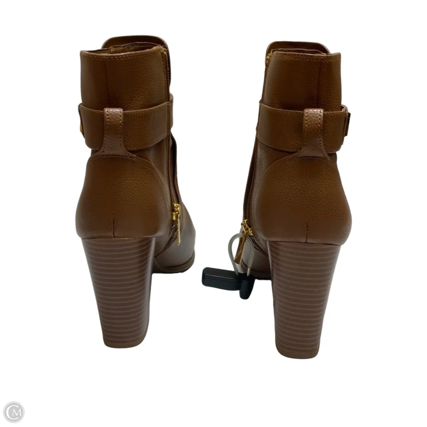 Boots Ankle Heels By Michael By Michael Kors In Brown, Size: 9.5