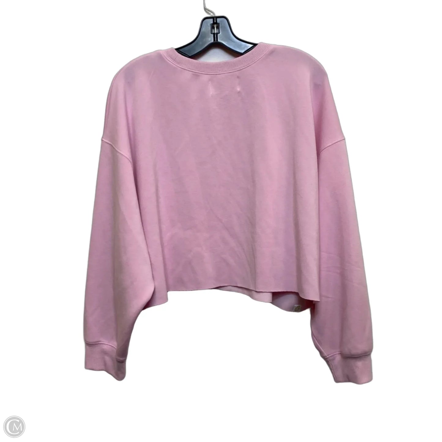 Sweatshirt Crewneck By Simply Southern In Pink, Size: L
