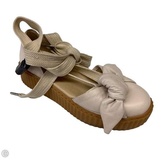 Shoes Flats By Puma In Cream, Size: 7.5