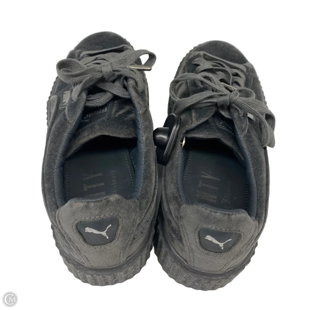 Shoes Flats By Puma In Grey, Size: 9