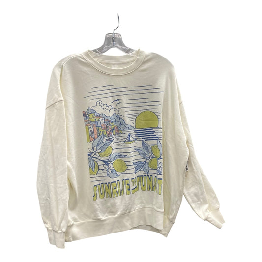 Sweatshirt Crewneck By Z Supply In White, Size:M