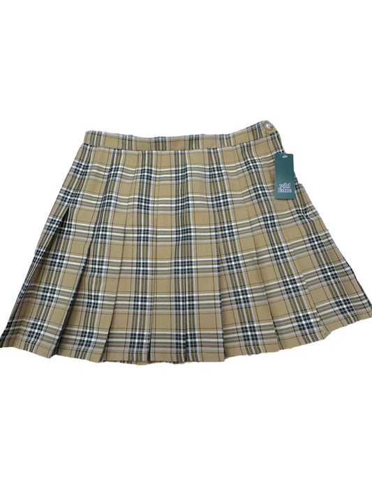 Brown Skirt Mini & Short Wild Fable, Size L