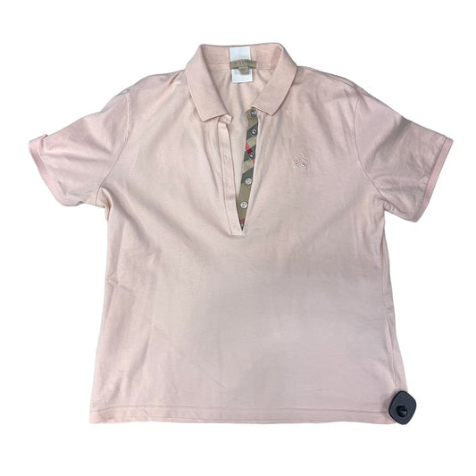 Top Short Sleeve Luxury Designer By Burberry  Size: Xl