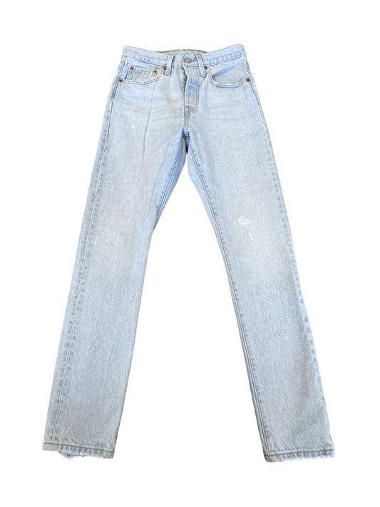 Blue Denim Jeans Straight Levis, Size 2