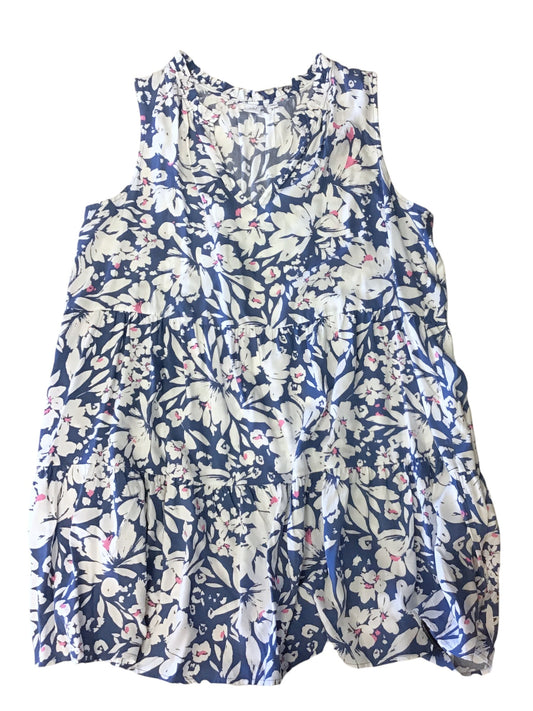 Floral Print Dress Casual Short Gap, Size Xl