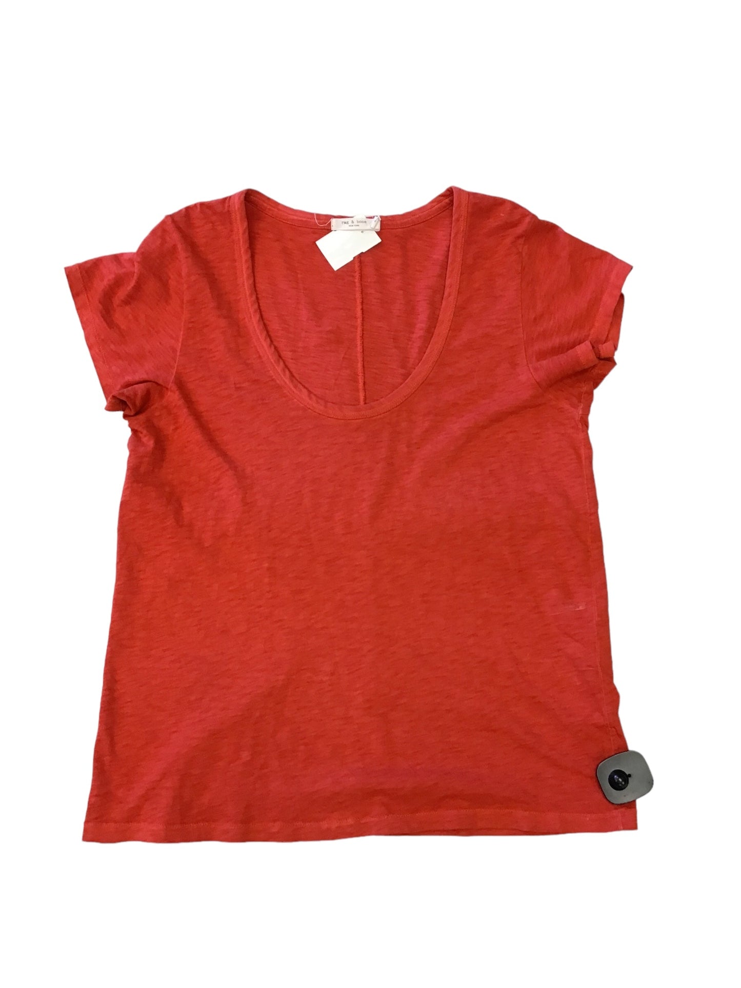 Red Top Short Sleeve Rag And Bone, Size M