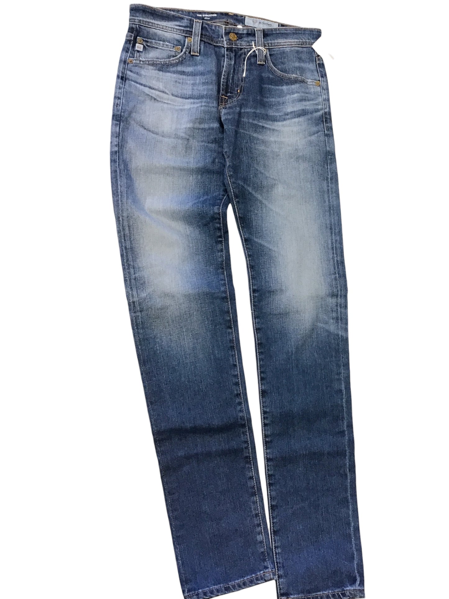 Blue Denim Jeans Skinny Adriano Goldschmied, Size 8
