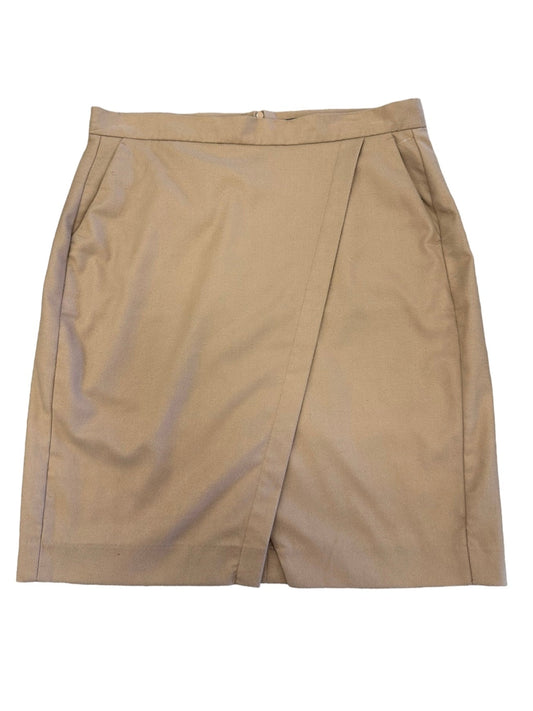 Brown Skirt Midi Banana Republic, Size 6