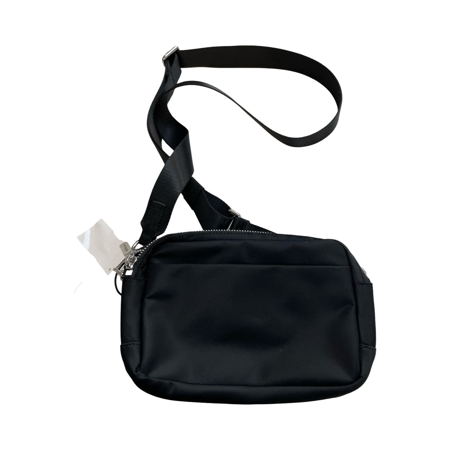 Handbag By Lululemon In Black & Silver, Size:Small