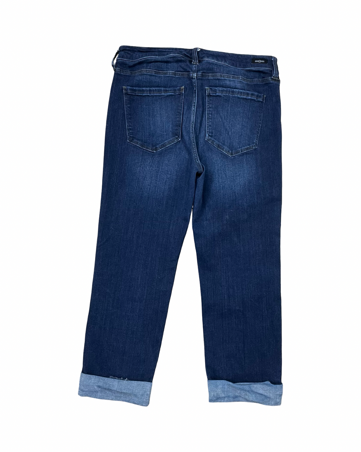 Jeans Cropped By Liverpool In Blue Denim, Size:10P