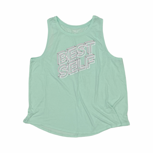 Athletic Tank Top By Old Navy In Green, Size:Xxl