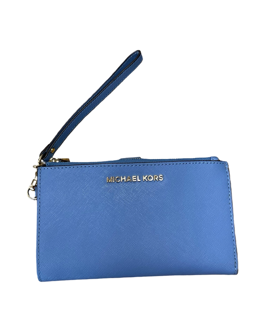 Wristlet Designer By Michael Kors In Blue, Size:Medium