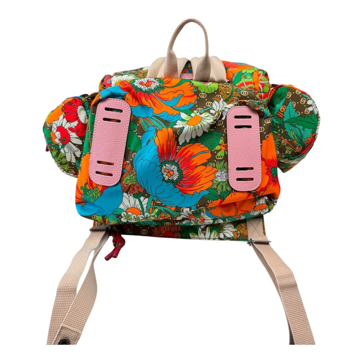 Backpack Luxury Designer By Gucci In Multi, Size:Large