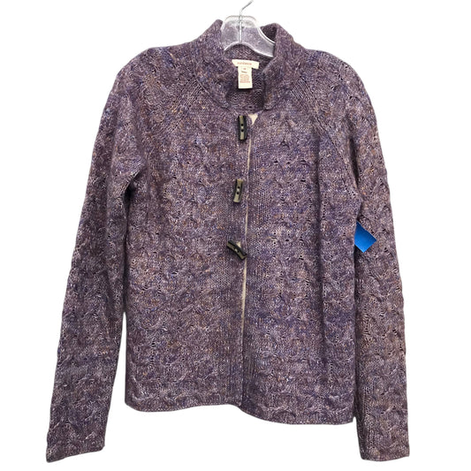 Sweater Cardigan By Sundance In Purple, Size:M
