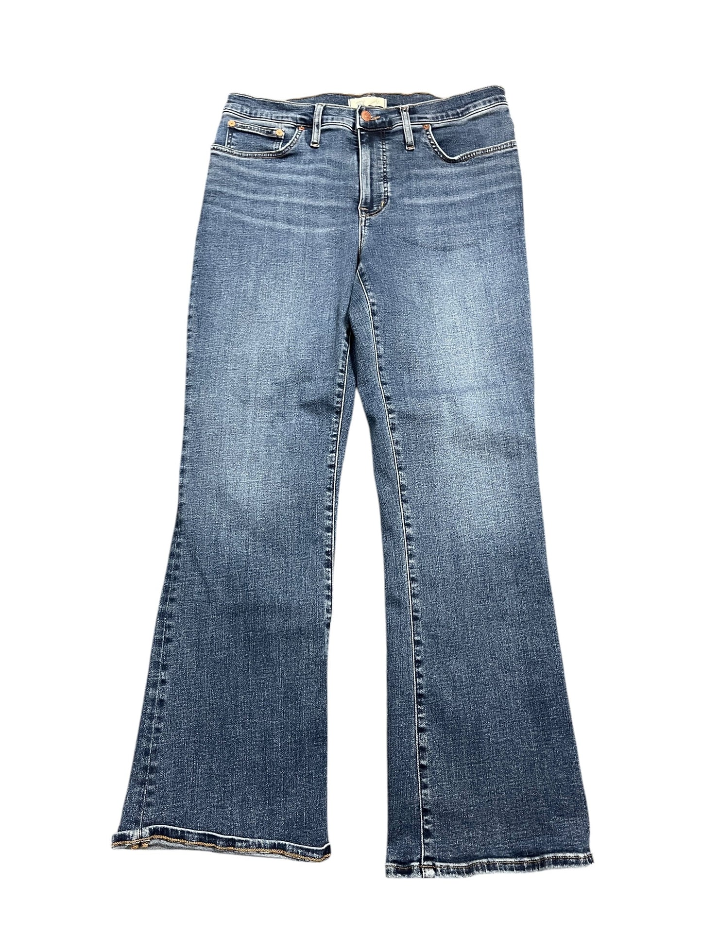 Jeans Flared By Madewell In Blue Denim, Size:12L