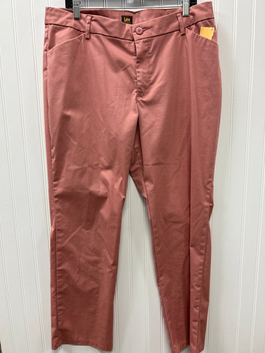 Pants Chinos & Khakis By Lee In Pink, Size:16