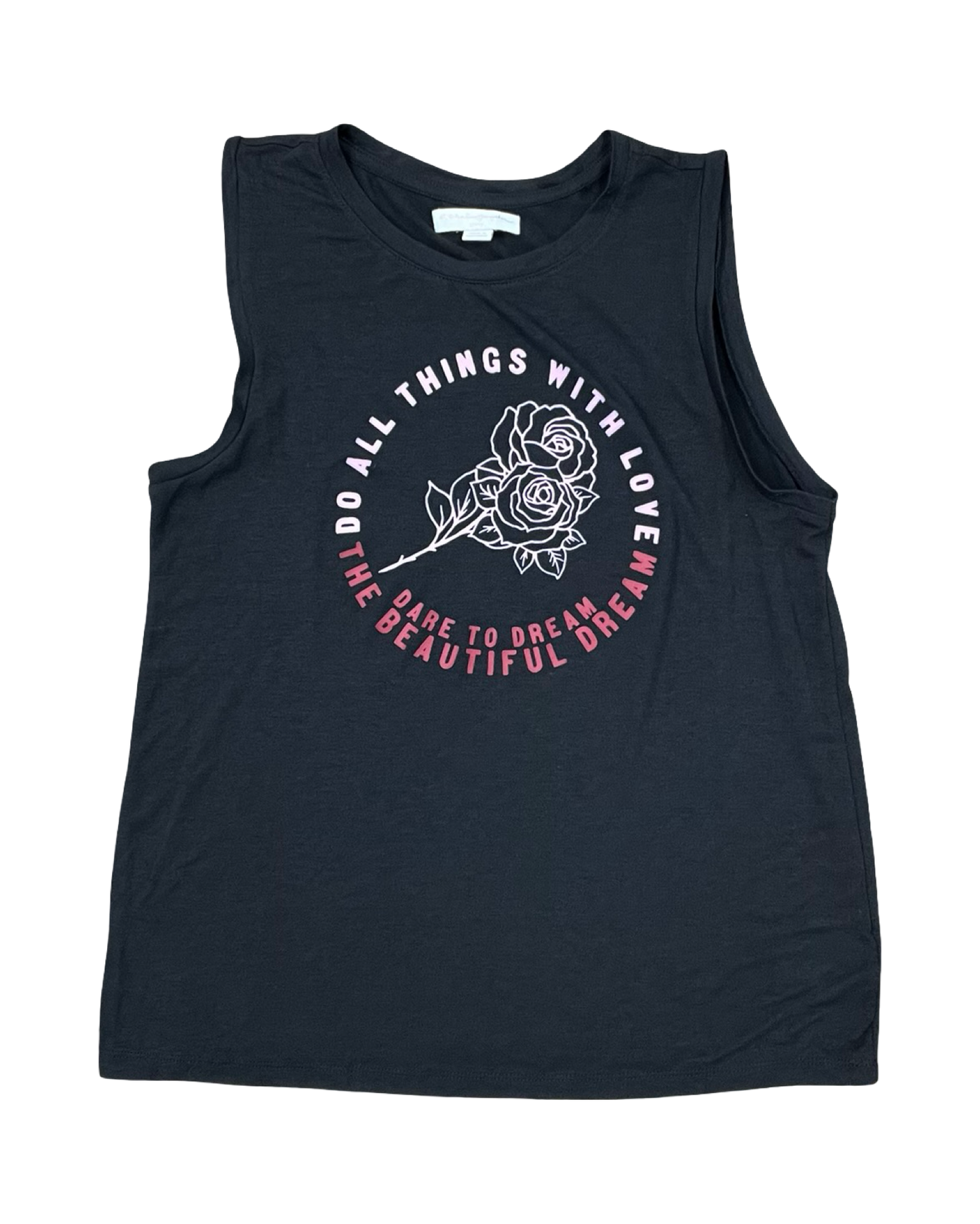 Tank Top By Clothes Mentor In Black, Size:L
