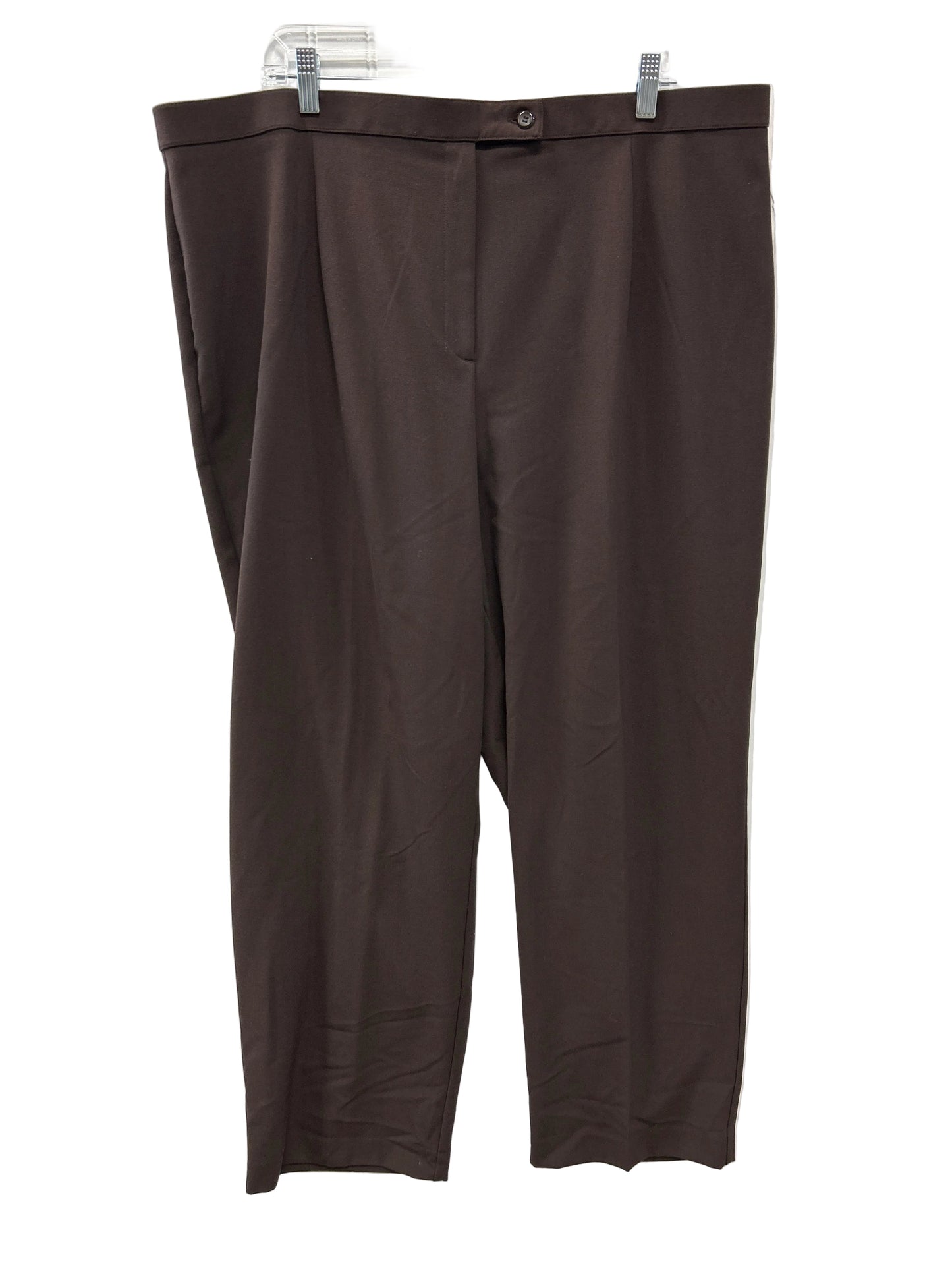 Pants Dress By Briggs In Brown, Size:22