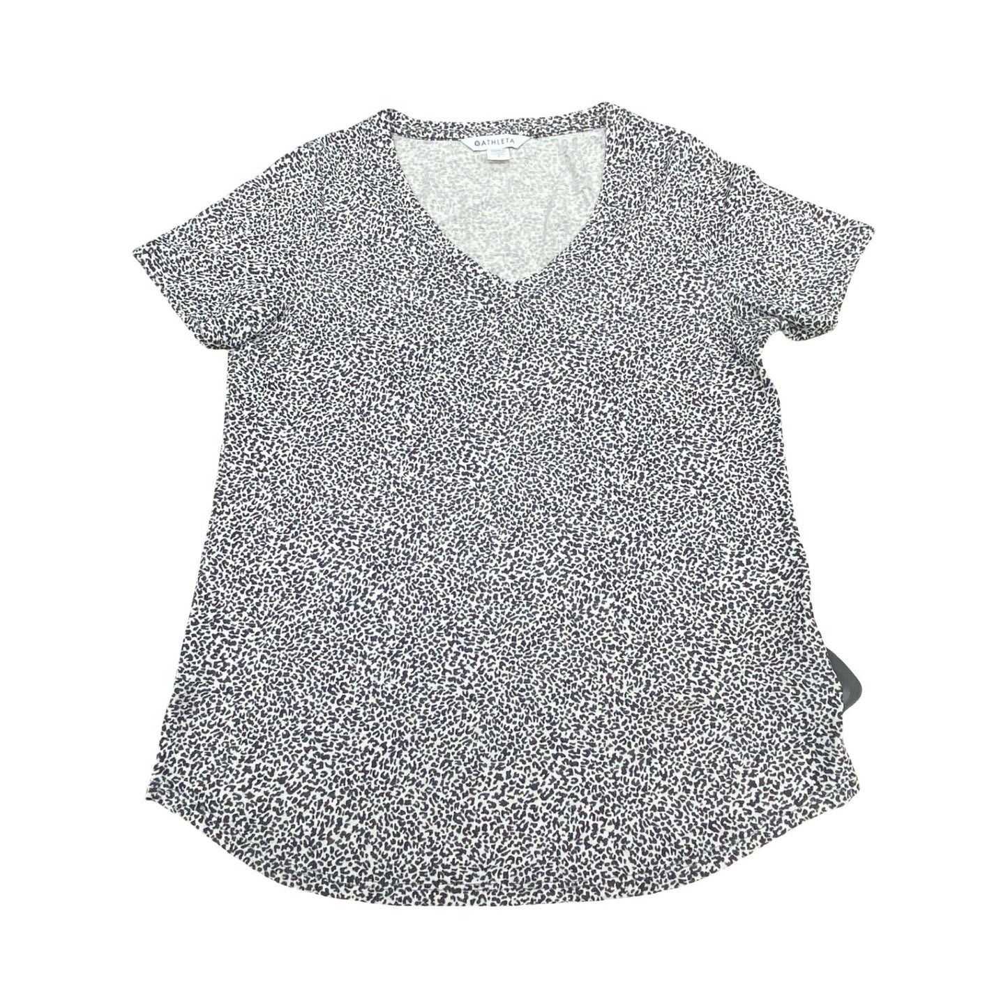 Athletic Top Ss By Athleta In Animal Print, Size:S