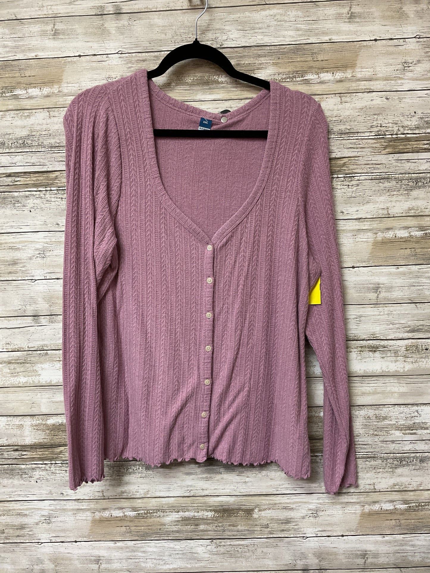 Cardigan By Old Navy In Purple, Size:Xxl