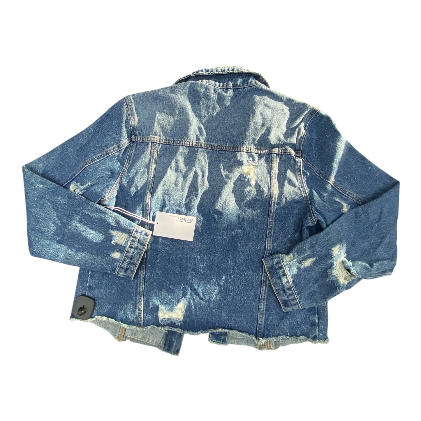 Jacket Denim By Vervet In Blue Denim, Size:M
