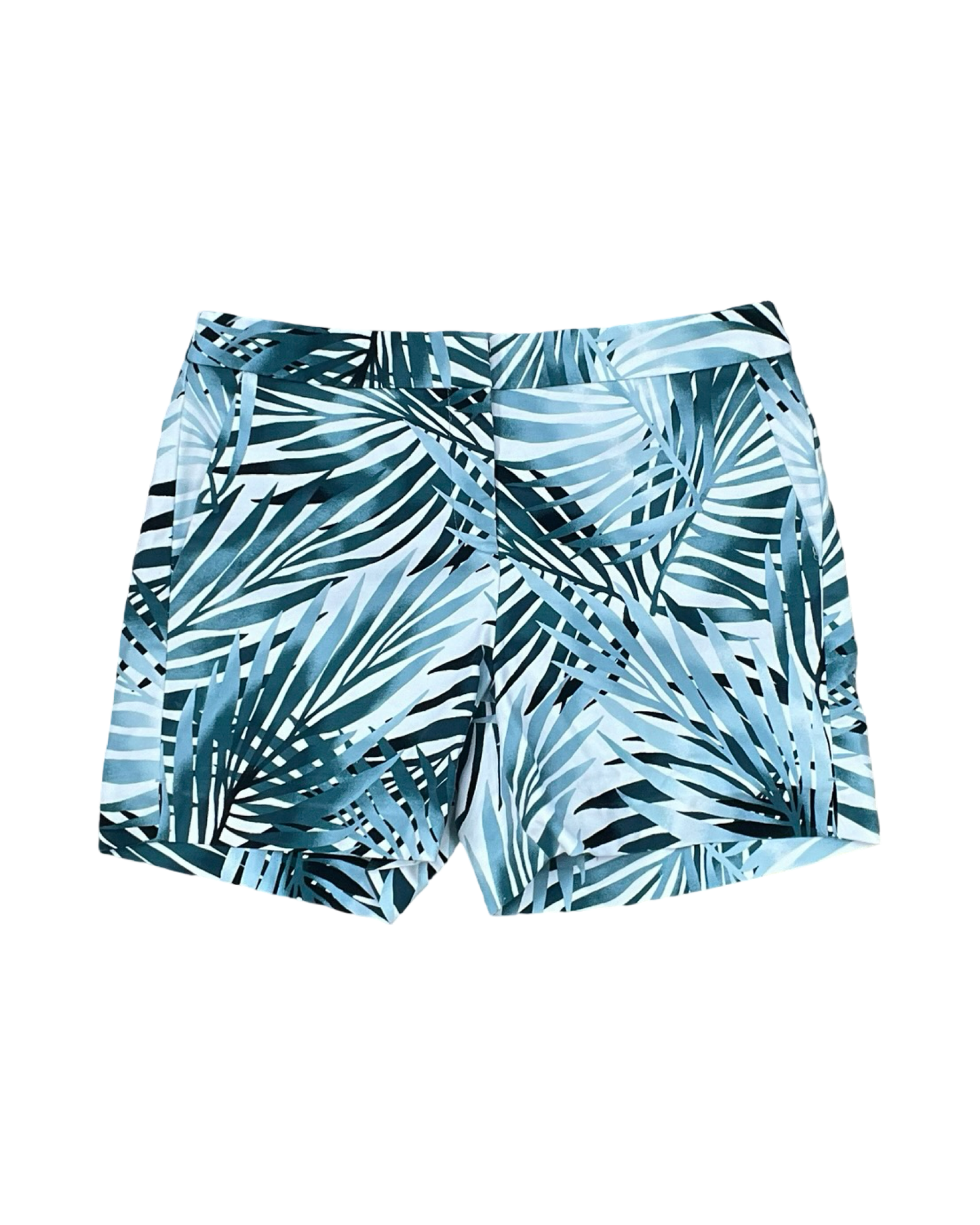 Shorts By White House Black Market In Green & White, Size:2