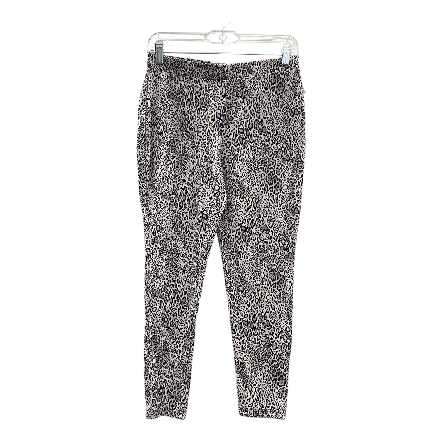 Pants Leggings By Chicos In Black & Grey, Size:4