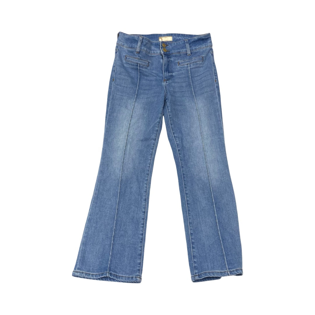 Jeans Straight By Kut In Blue Denim, Size:6