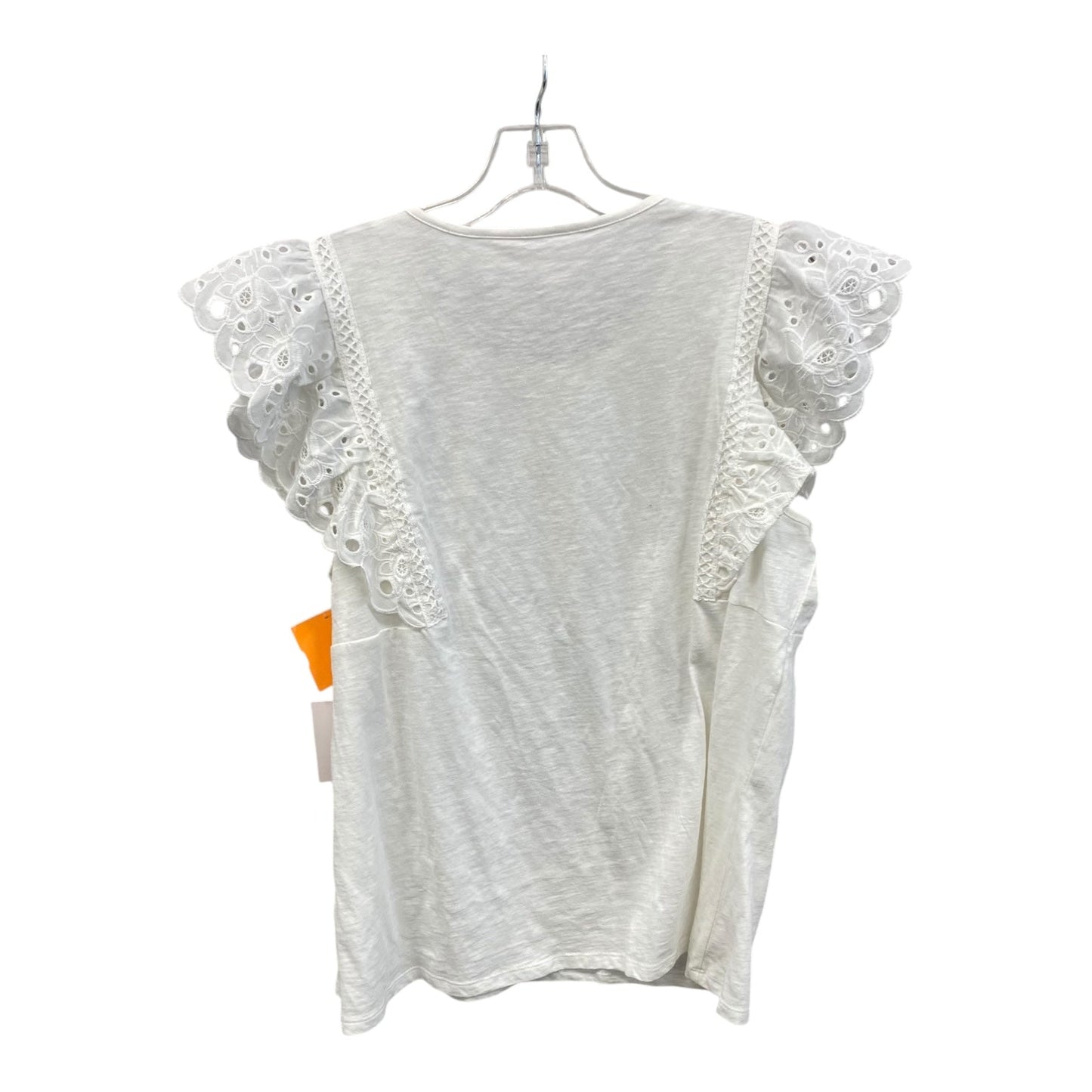 Top Sleeveless By Lc Lauren Conrad In Cream, Size:L