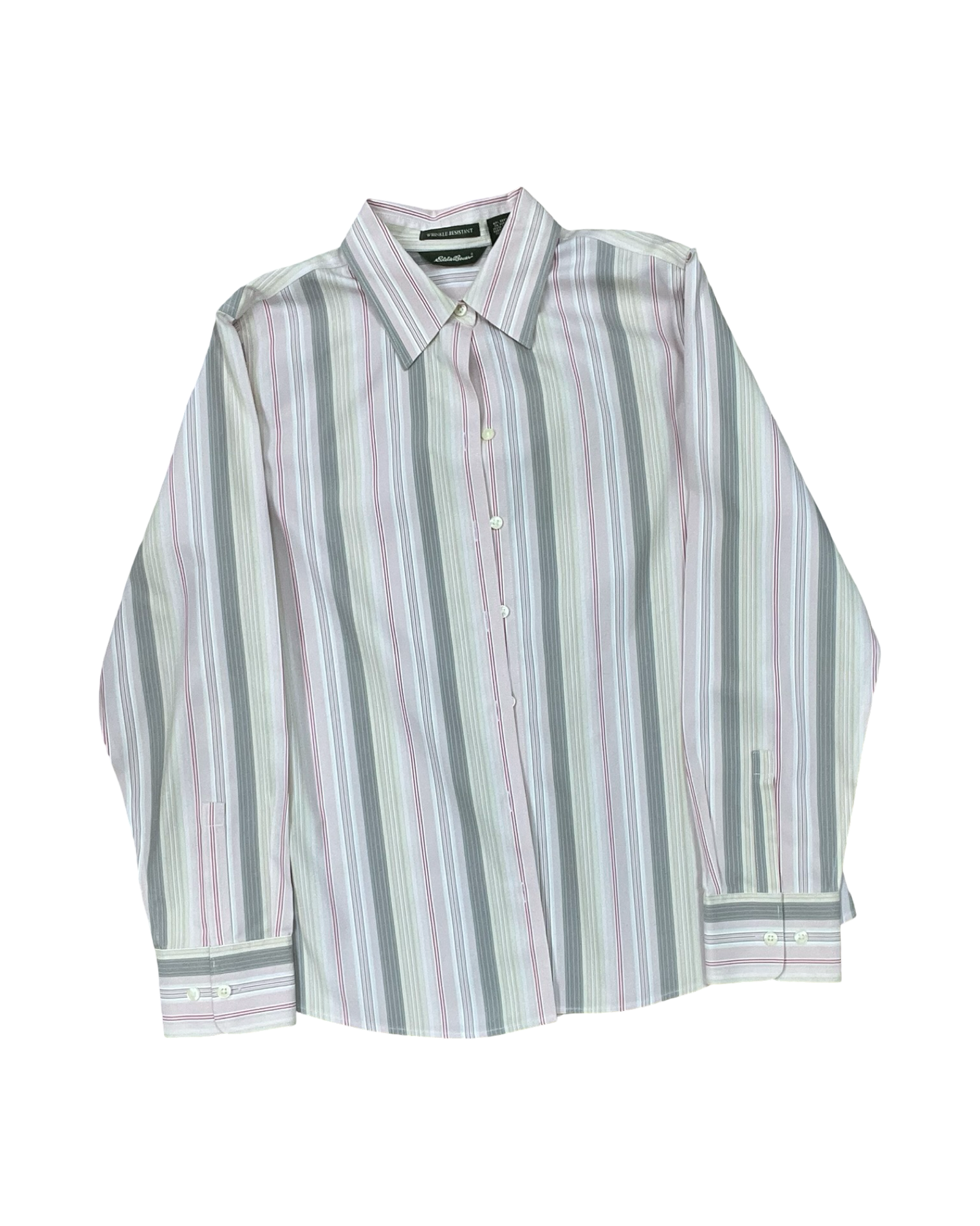 Blouse Ls By Eddie Bauer In Pink, Size:L