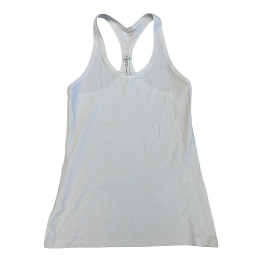 Athletic Tank Top By Lululemon In White, Size:10