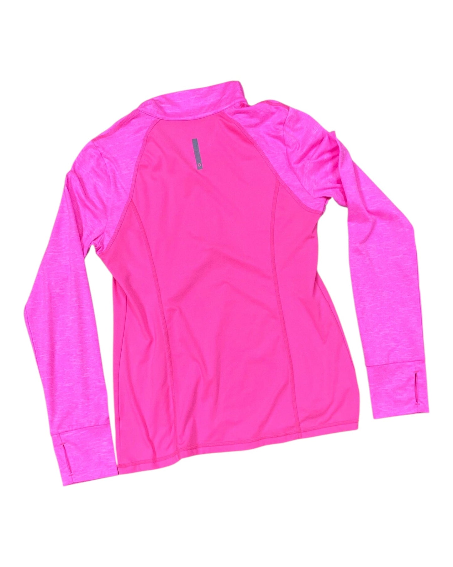 Athletic Top Ls Collar By Xersion In Pink, Size:M