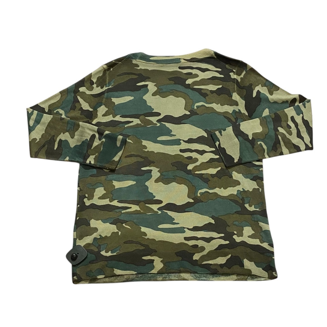 Sweater By J. Crew In Camouflage Print, Size:L