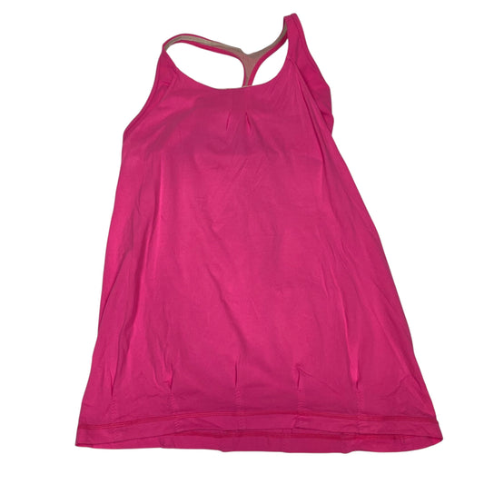 Athletic Tank Top By Lululemon In Pink, Size:M