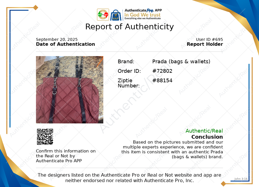 Handbag Luxury Designer By Prada, Size: Large