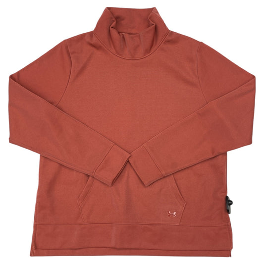 Athletic Sweatshirt Collar By Under Armour In Orange, Size:L