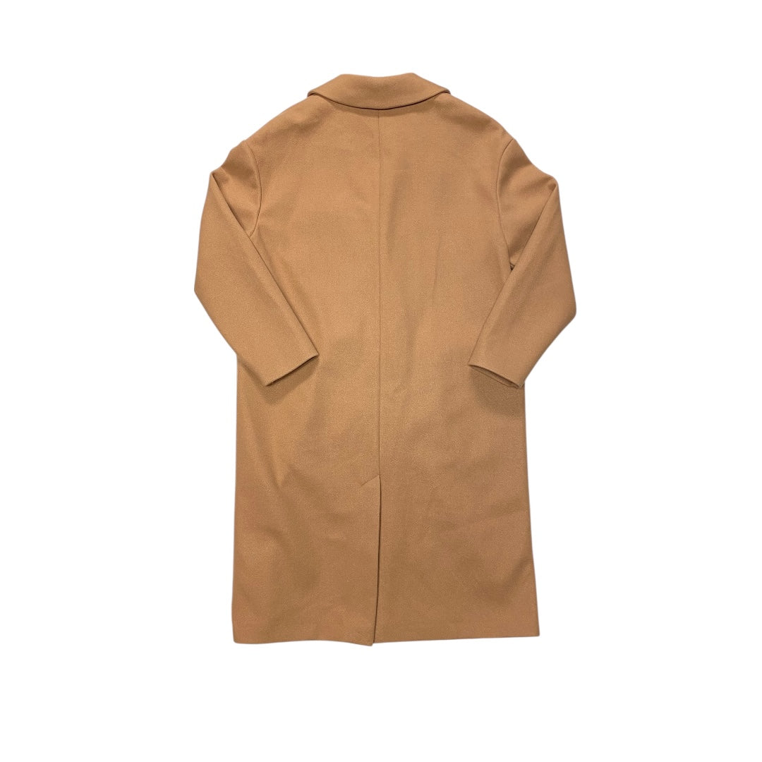 Coat Peacoat By Topshop In Brown, Size:L