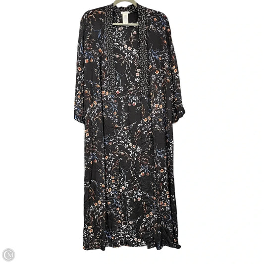 Kimono By Lucky Brand In Black, Size: Osfm